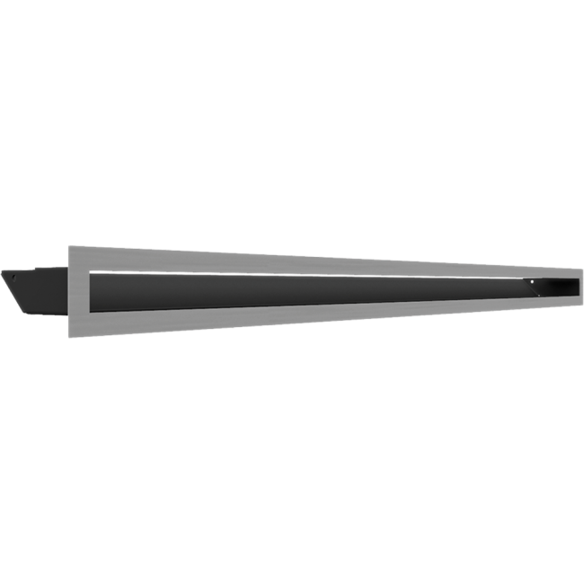 KRATKA WENTYLACYJNA KOMINKOWA LUFT 6X100 SZLIFOWANA SLIM